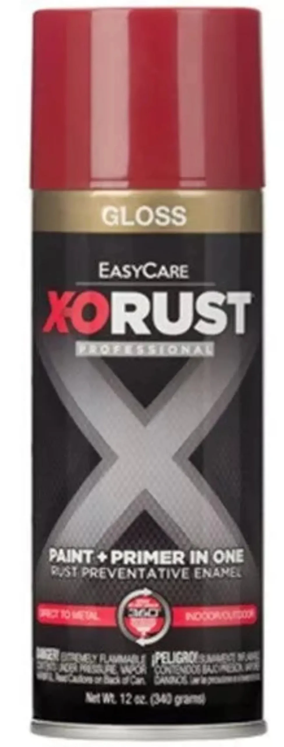 X-O Rust Xop39-Aer 12 Oz Can Of Gloss Red Anti-Rust Enamel Spray Paint 1