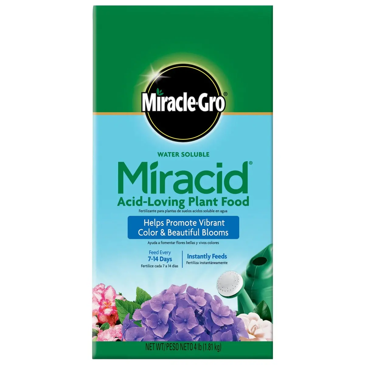 Miracle-Gro 1850011 4 Lb Container Of Miracid Water Soluble Acid Loving Plant Food Fertilizer 1