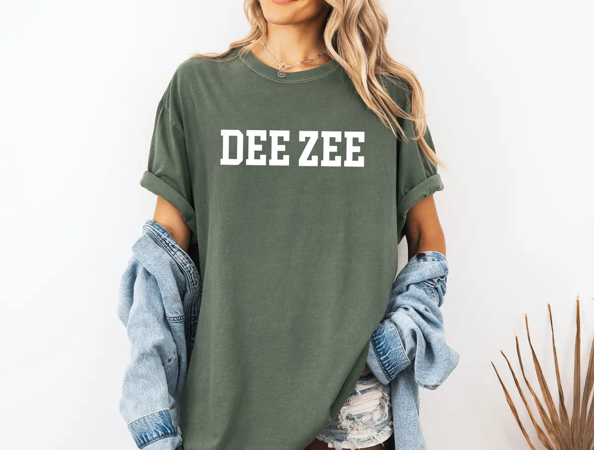 Delta Zeta Heavyweight Short Sleeve T-Shirt - Comfort Colors Sorority Tee 1