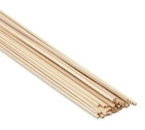 Midwest Products 4044 1/8" X 1/8" X 24" Basswood Craft Wood Strips 1