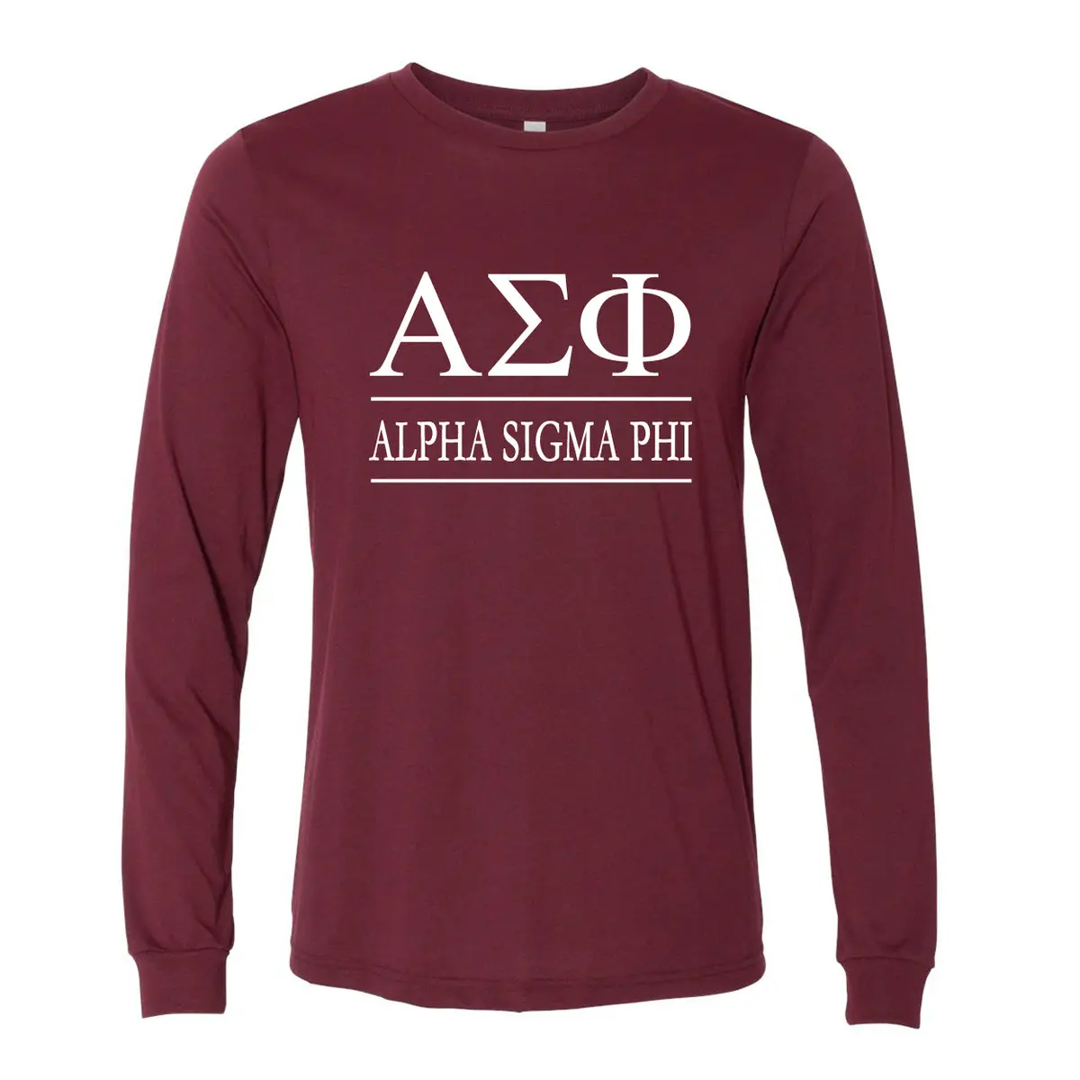 Alpha Sigma Phi Long Sleeve Tee 1