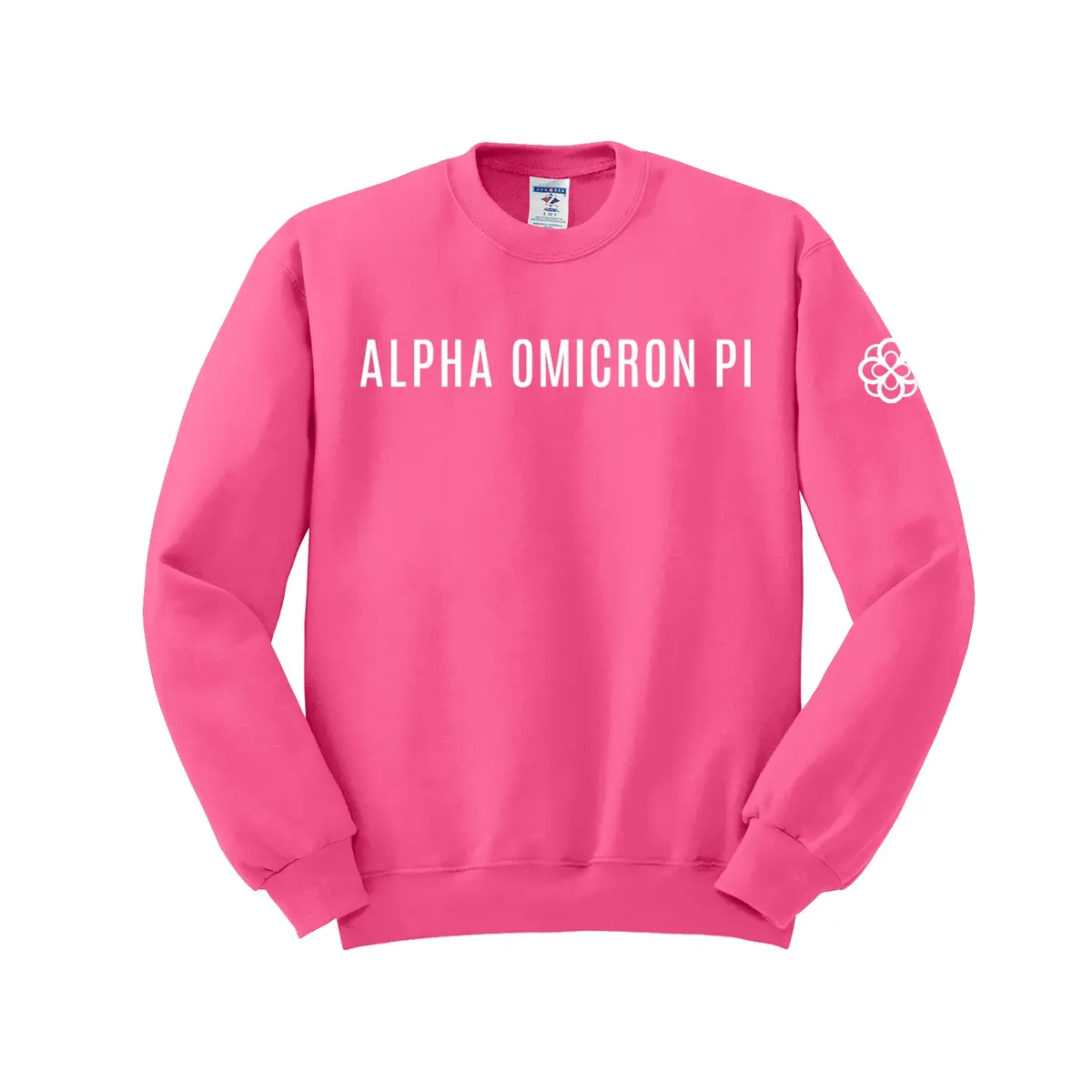 Alpha Omicron Pi Infinity Rose Crewneck Sweatshirt