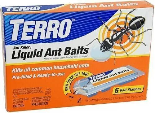 Terro T300 6-Count Pack Of Pre-Filled Liquid Ant Bait Ant Killer 1