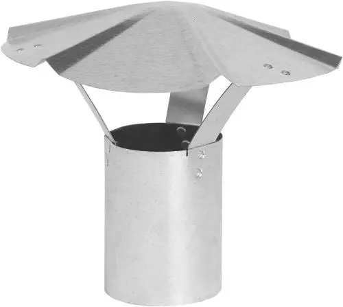 Imperial Gv0591 8" Inch Hvac Galvanized Metal Round Vent Rain / Weather Cap 1