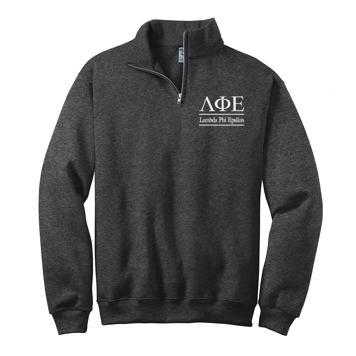 Lambda Phi Epsilon Quarter Zip Pullover Sweatshirt 1