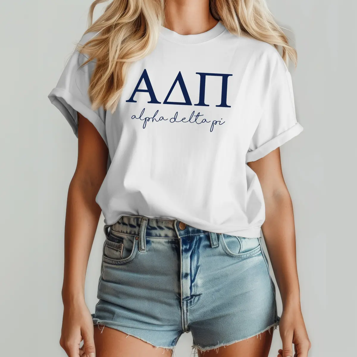 Alpha Delta Pi Short Sleeve T-Shirt - Shoreline Tee 1