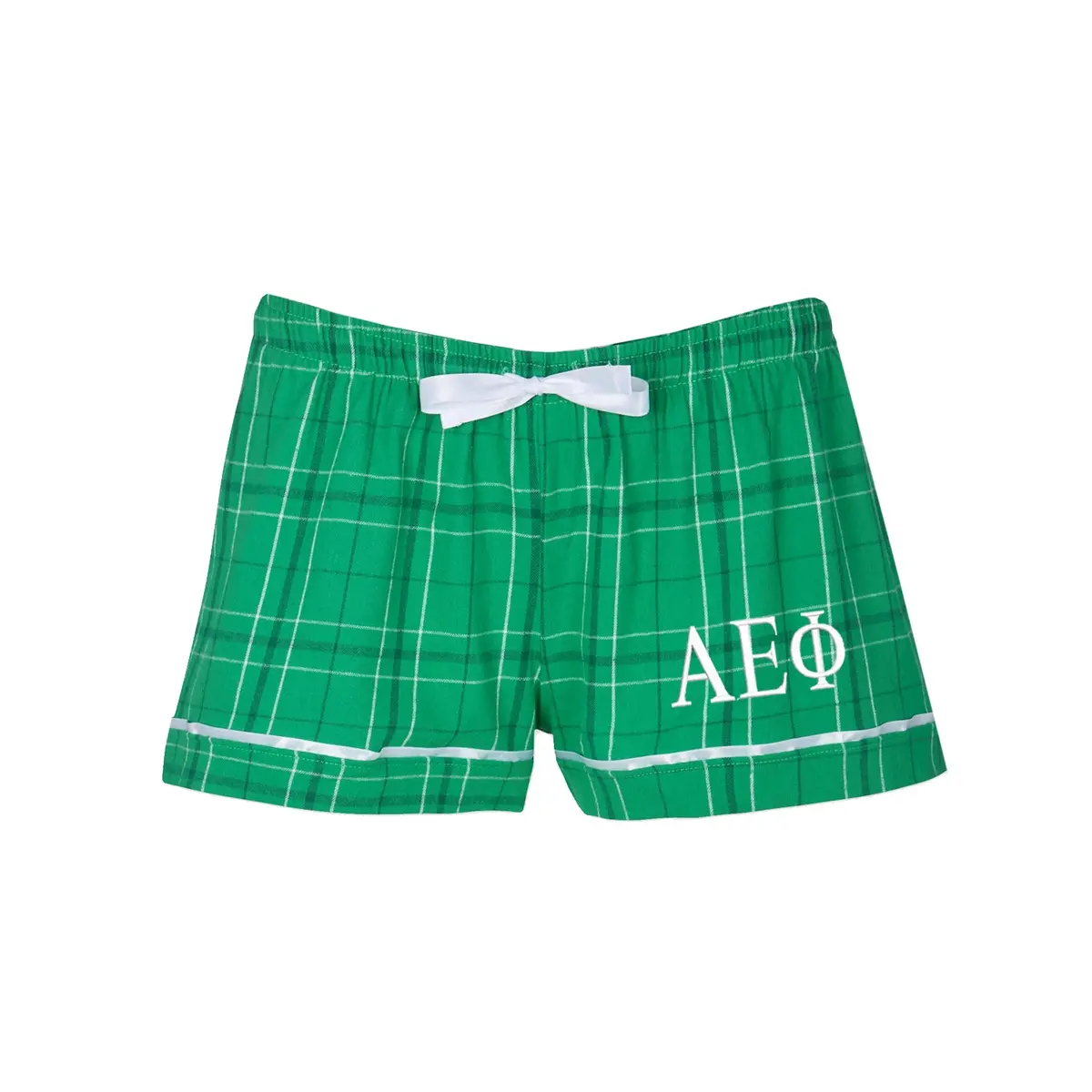 Alpha Epsilon Phi Flannel Boxer Shorts 1