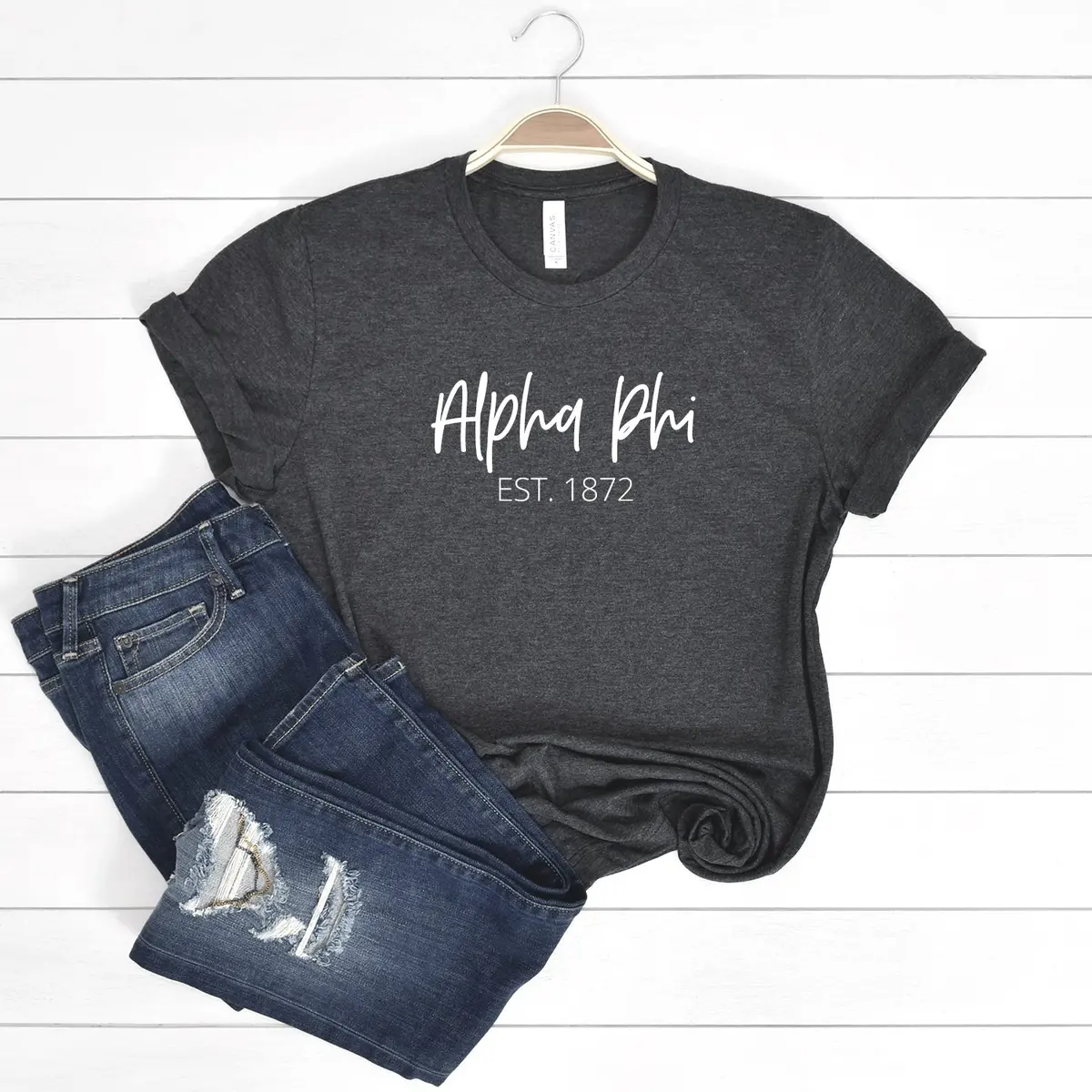 Alpha Phi Short Sleeve T-Shirt - Golden Tee 1
