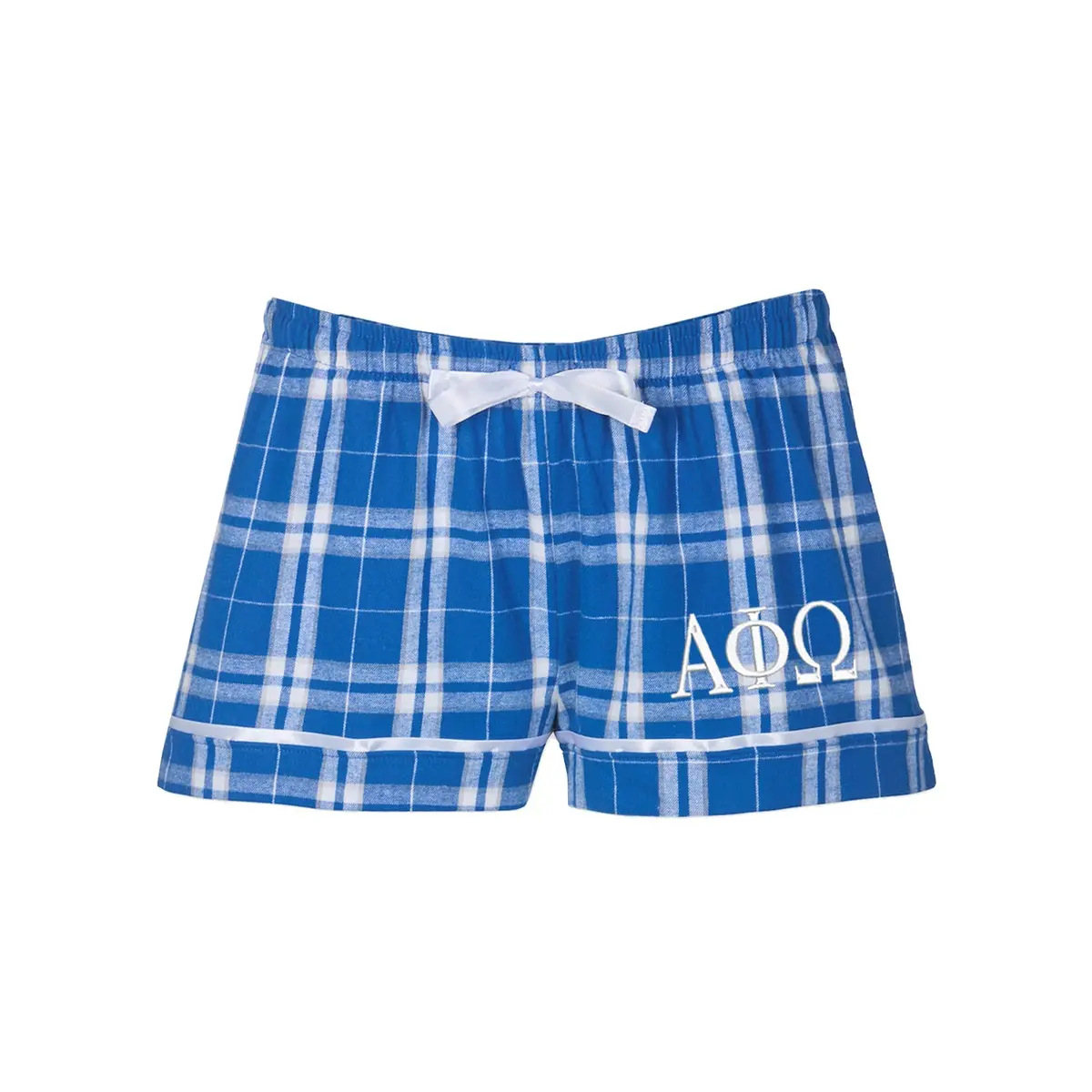 Alpha Phi Omega Flannel Boxer Shorts 1