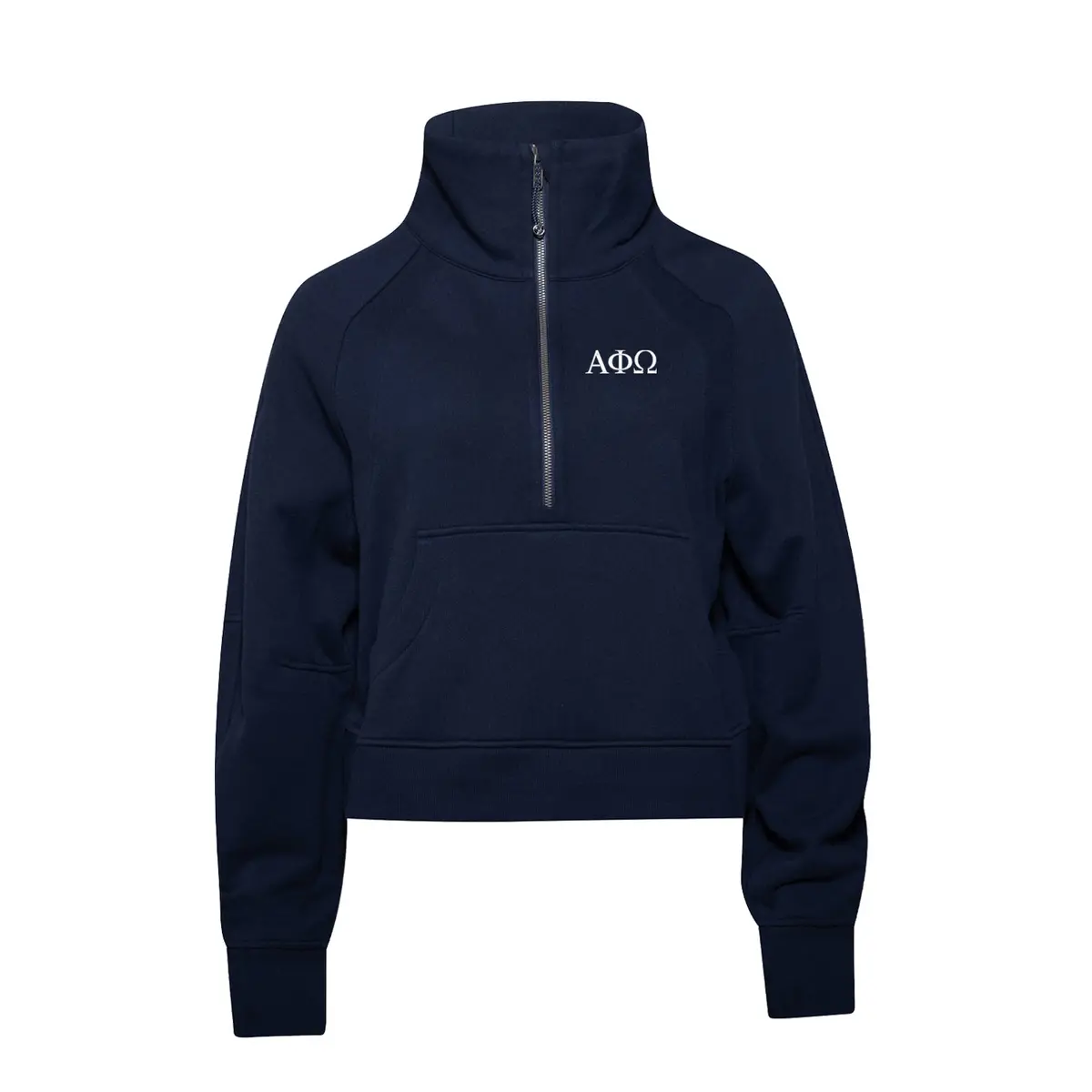 Alpha Phi Omega Lululemon Scuba Oversized Funnel-Neck Half Zip - True Navy 1