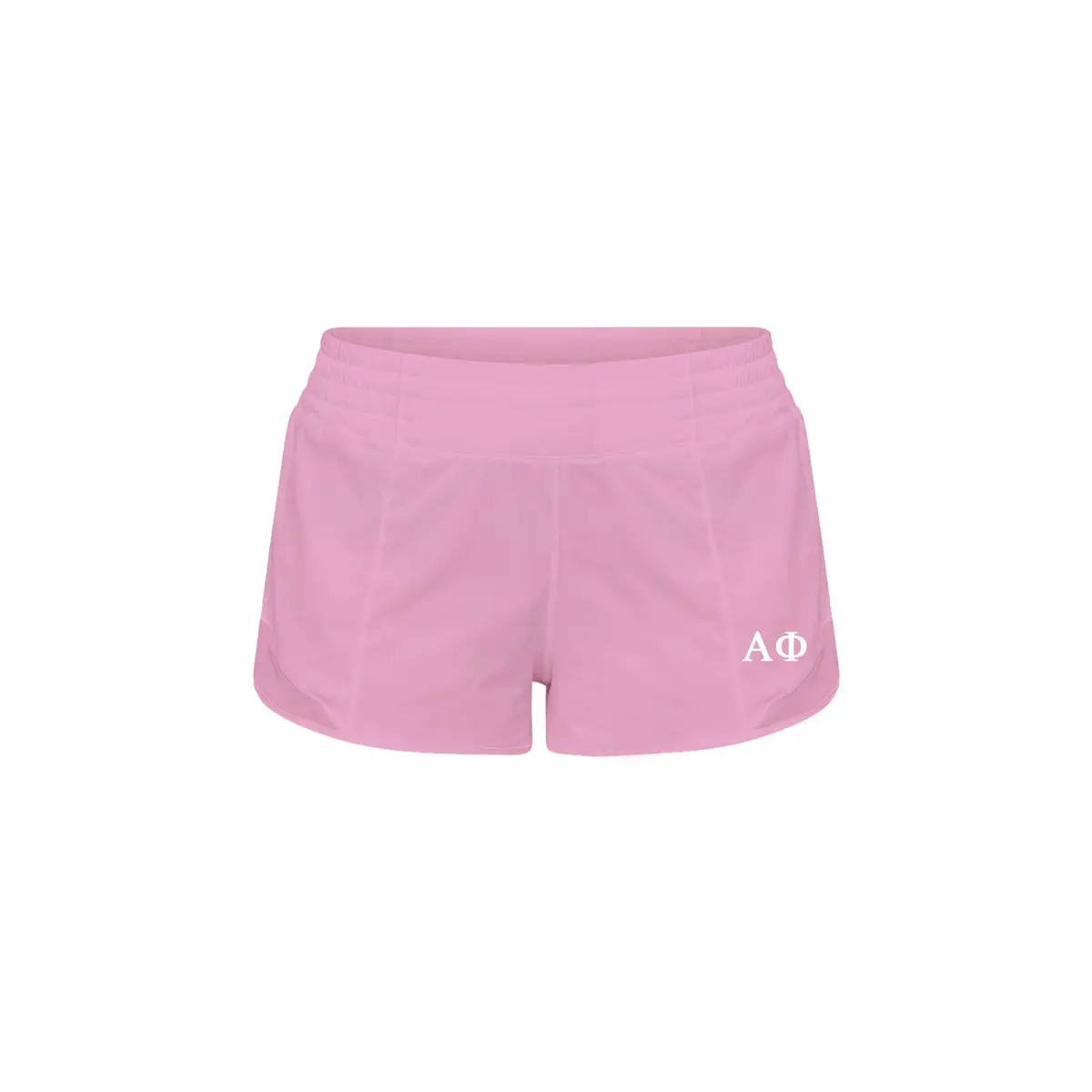 Alpha Phi Lululemon Hotty Hot High-Rise Lined Short 2.5" - Pink Frosting 1