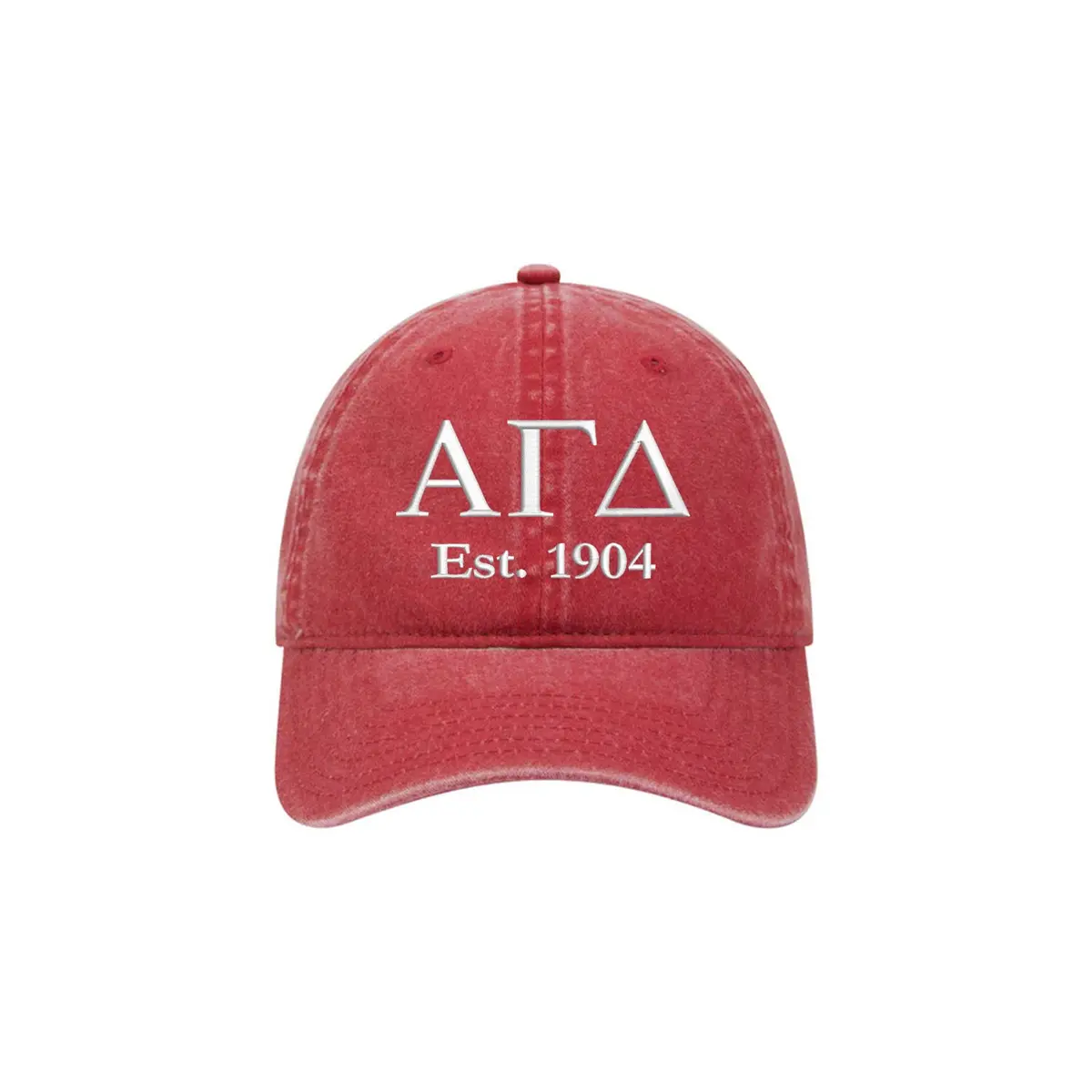 Alpha Gamma Delta Beach Washed Hat 1