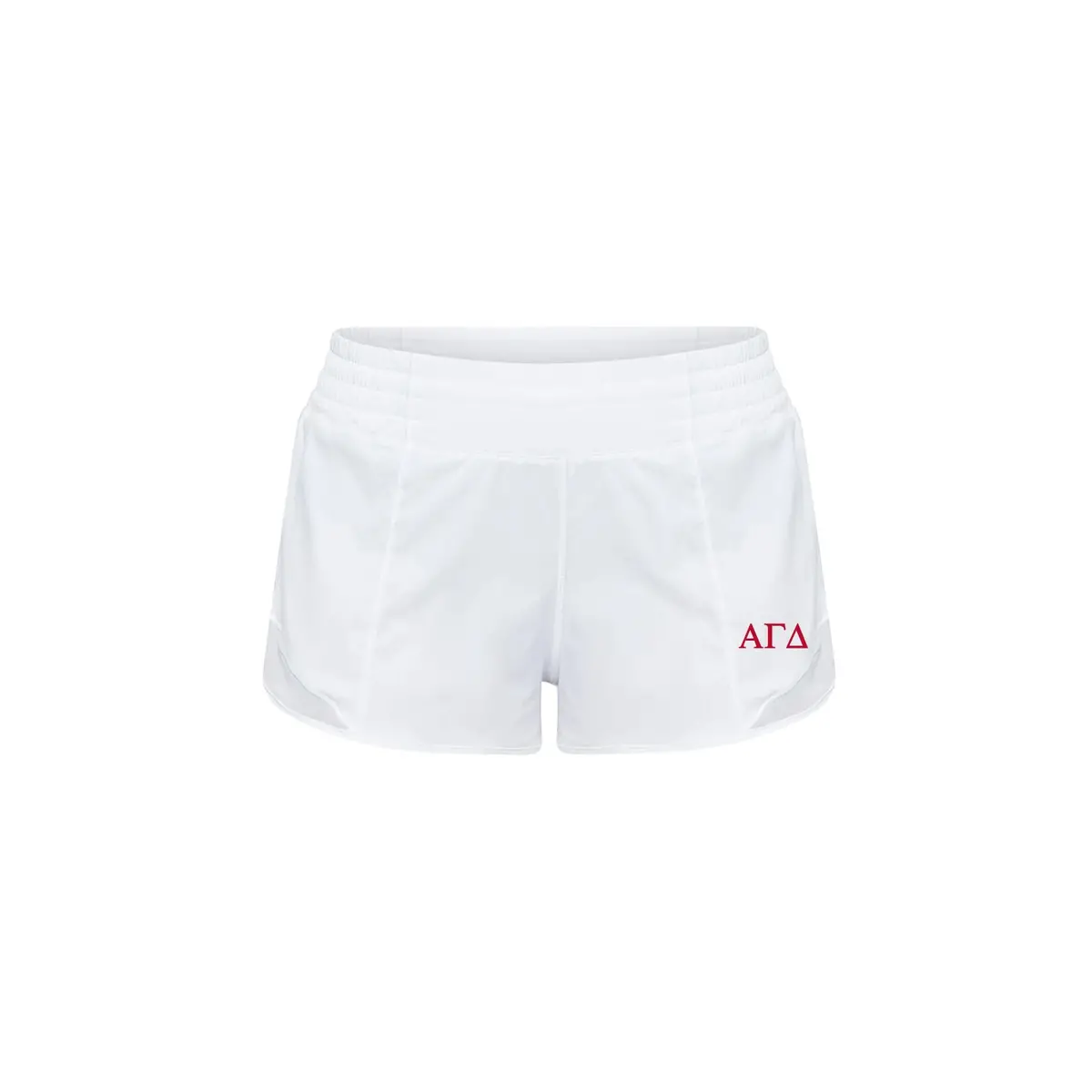 Alpha Gamma Delta Lululemon Hotty Hot High-Rise Lined Short 2.5" - White 1