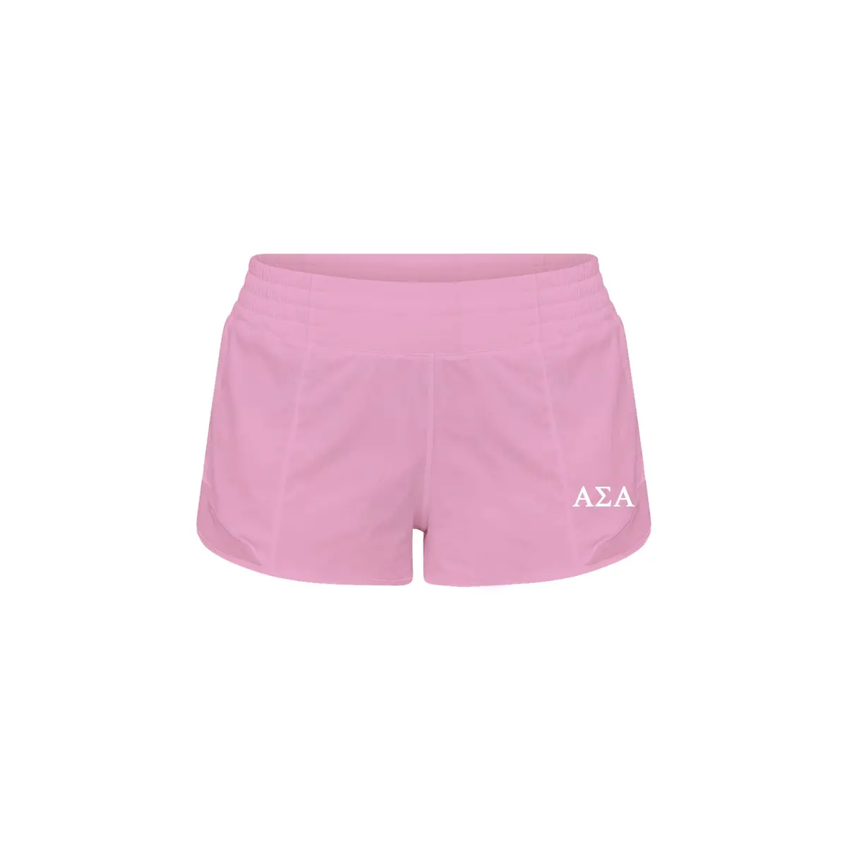 Alpha Sigma Alpha Lululemon Hotty Hot High-Rise Lined Short 2.5" - Pink Frosting 1