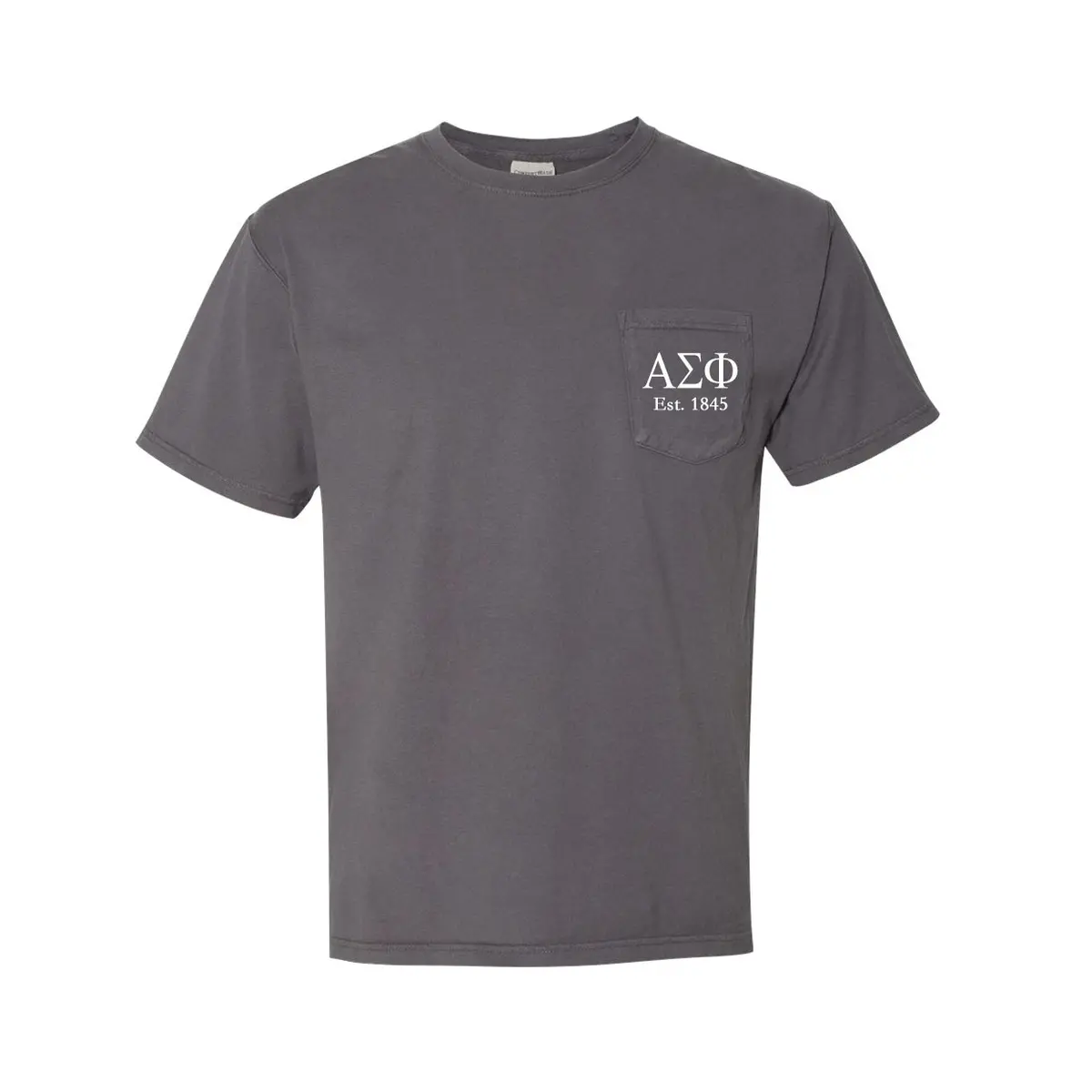 Alpha Sigma Phi Short Sleeve Pocket Tee 1