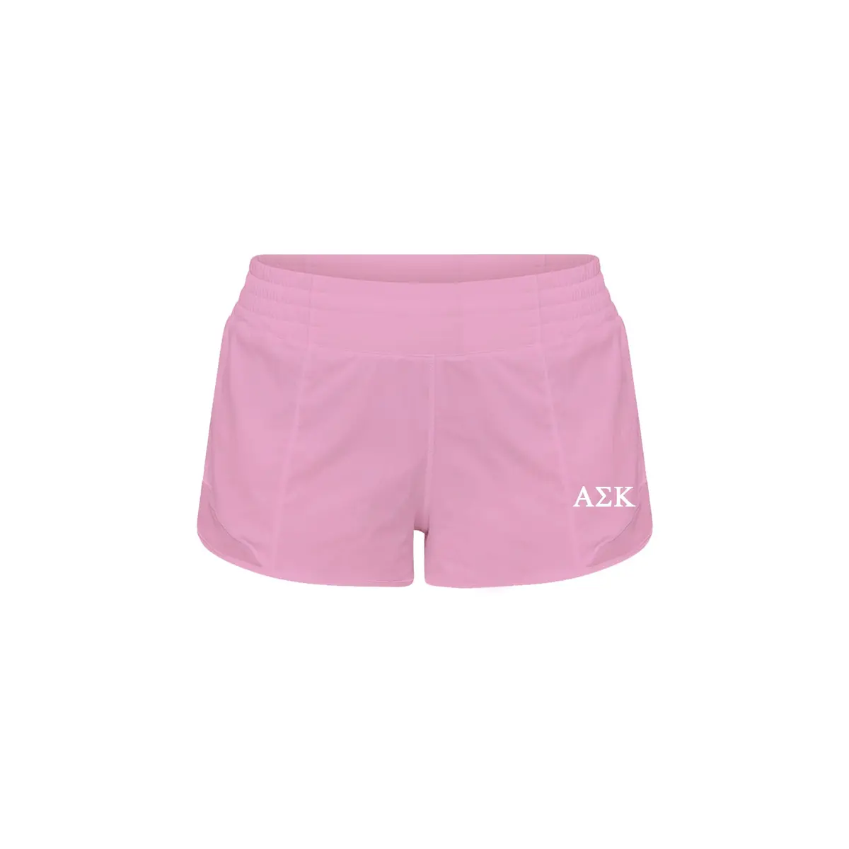Alpha Sigma Kappa Lululemon Hotty Hot High-Rise Lined Short 2.5" - Pink Frosting 1