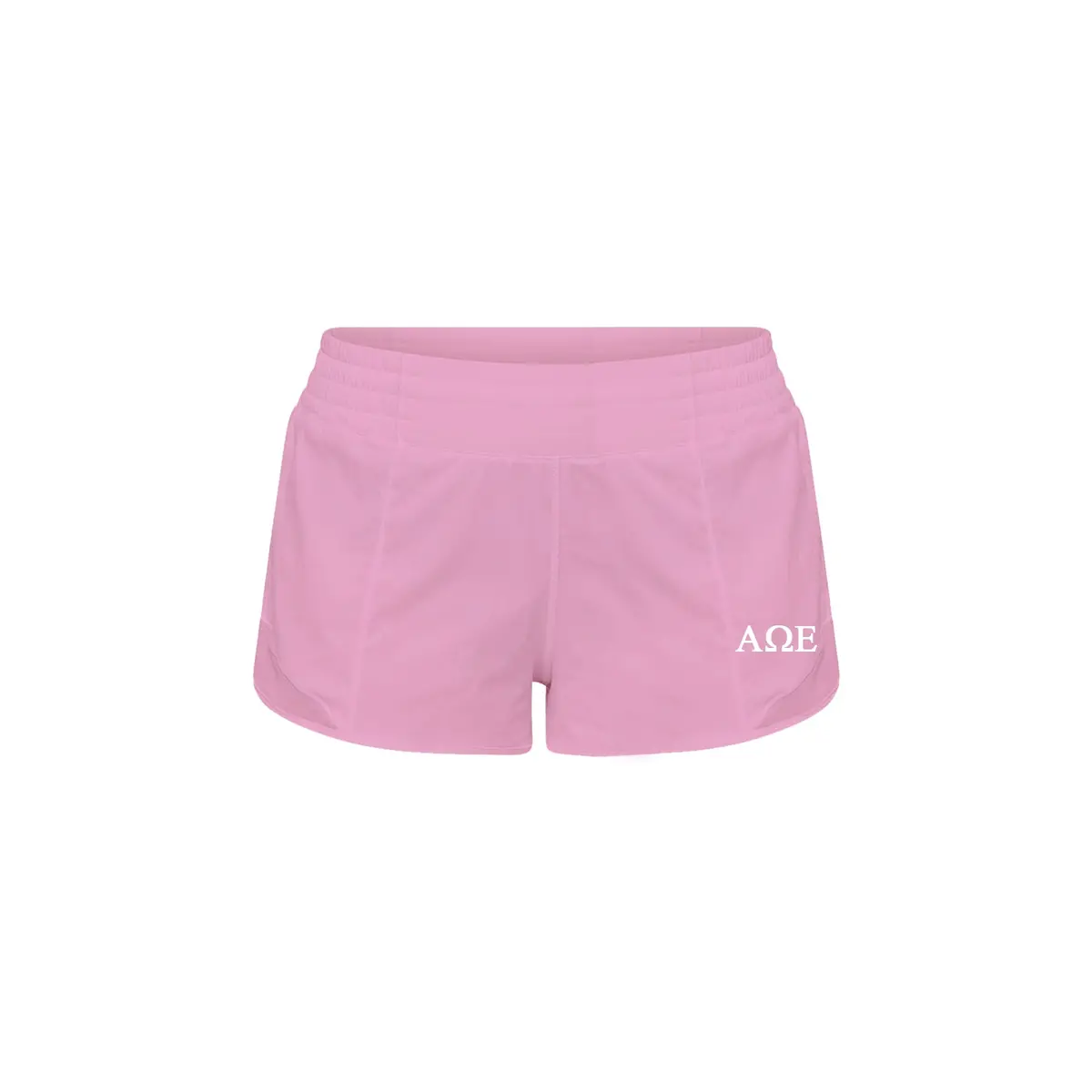 Alpha Omega Epsilon Lululemon Hotty Hot High-Rise Lined Short 2.5" - Pink Frosting 1