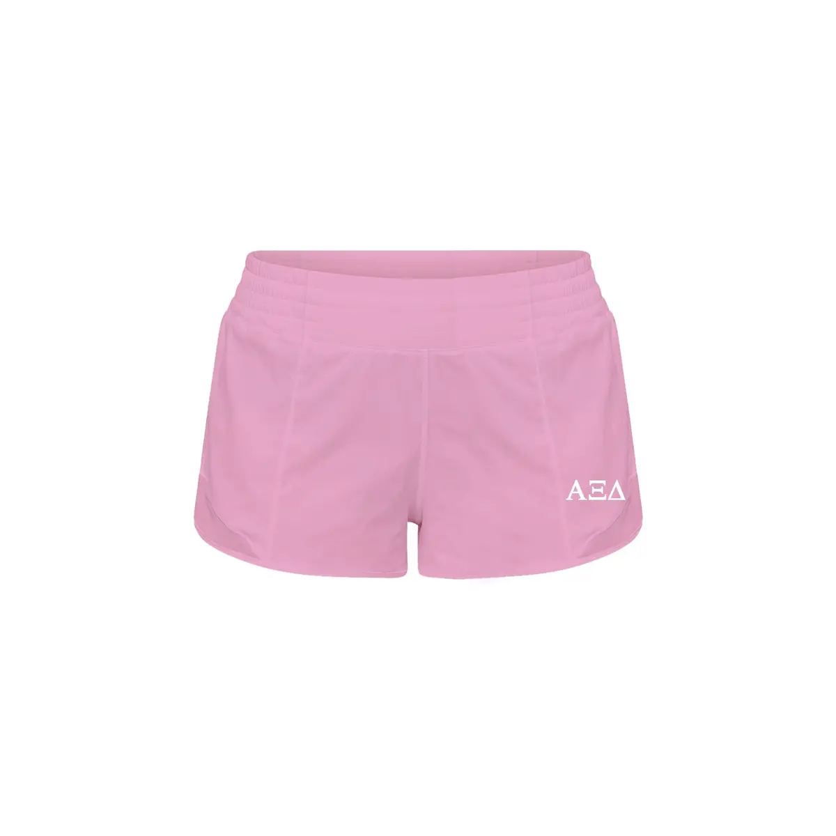 Alpha Xi Delta Lululemon Hotty Hot High-Rise Lined Short 2.5" - Pink Frosting 1