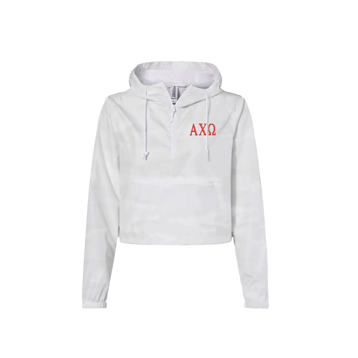 Alpha Chi Omega Crop Windbreaker 1