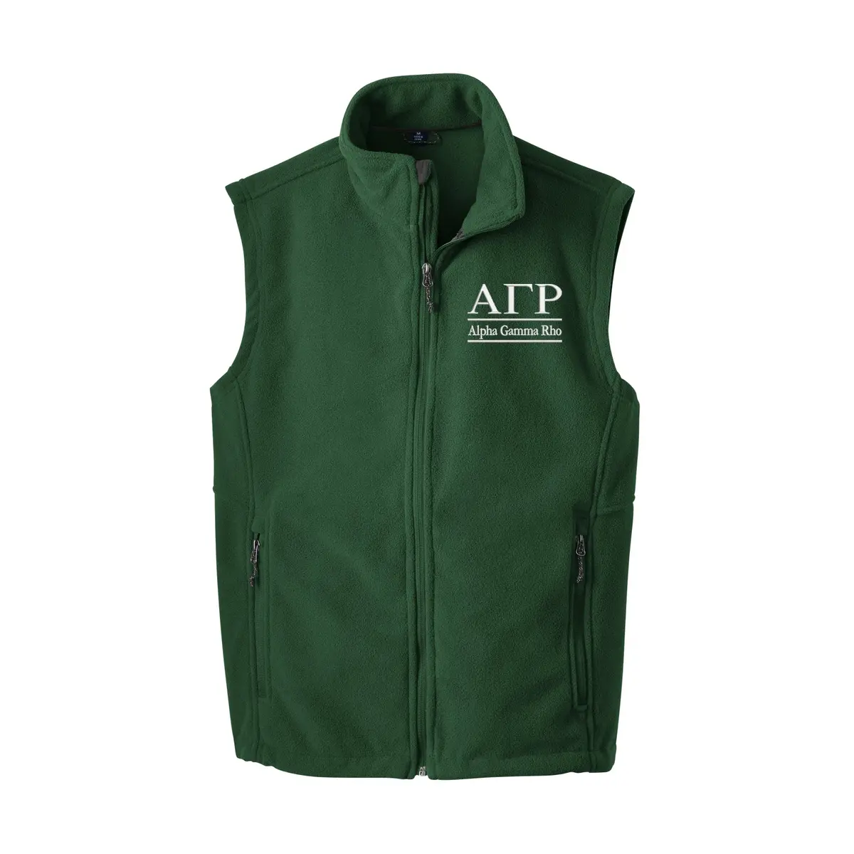 Alpha Gamma Rho Fleece Vest 1