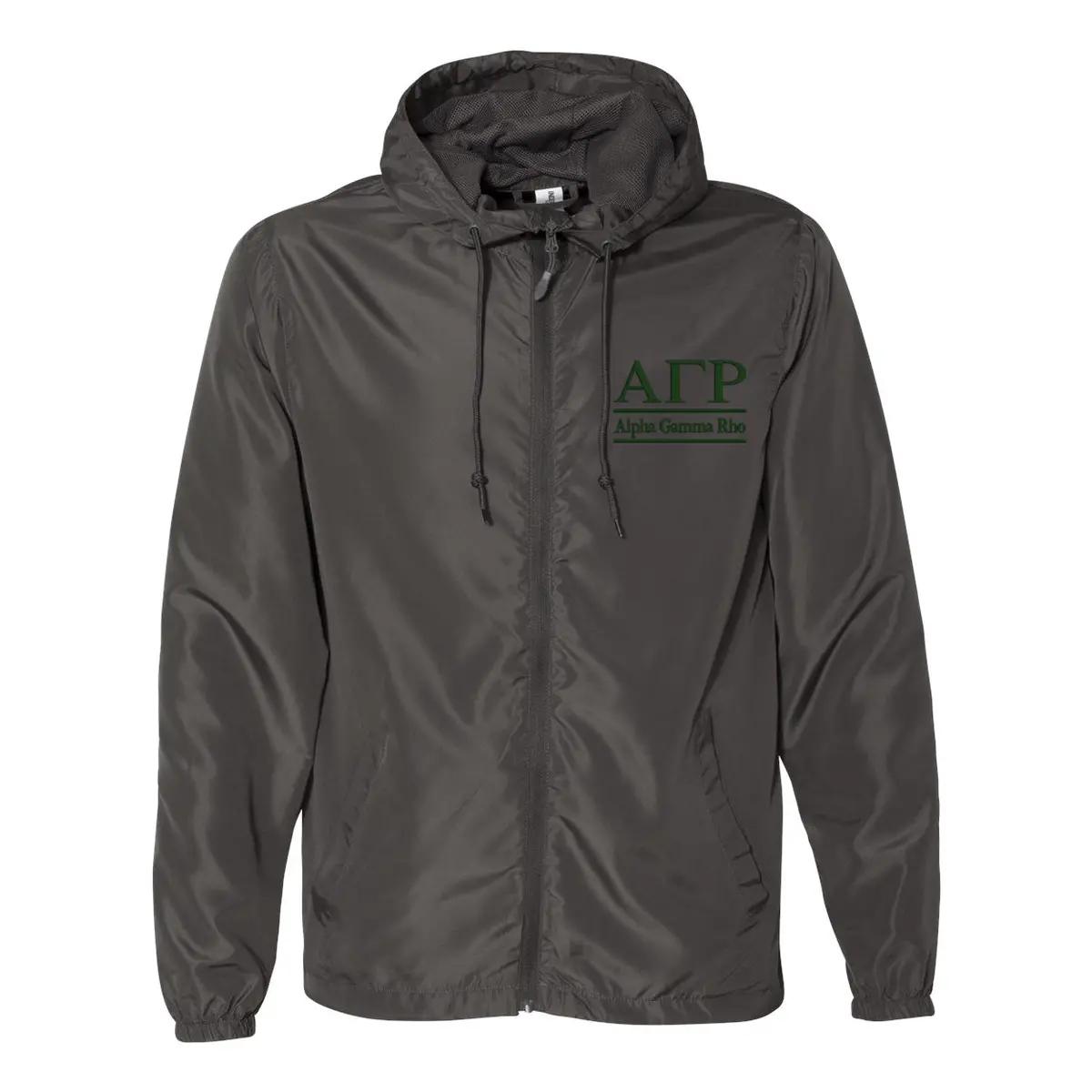Alpha Gamma Rho Full Zip Windbreaker 1