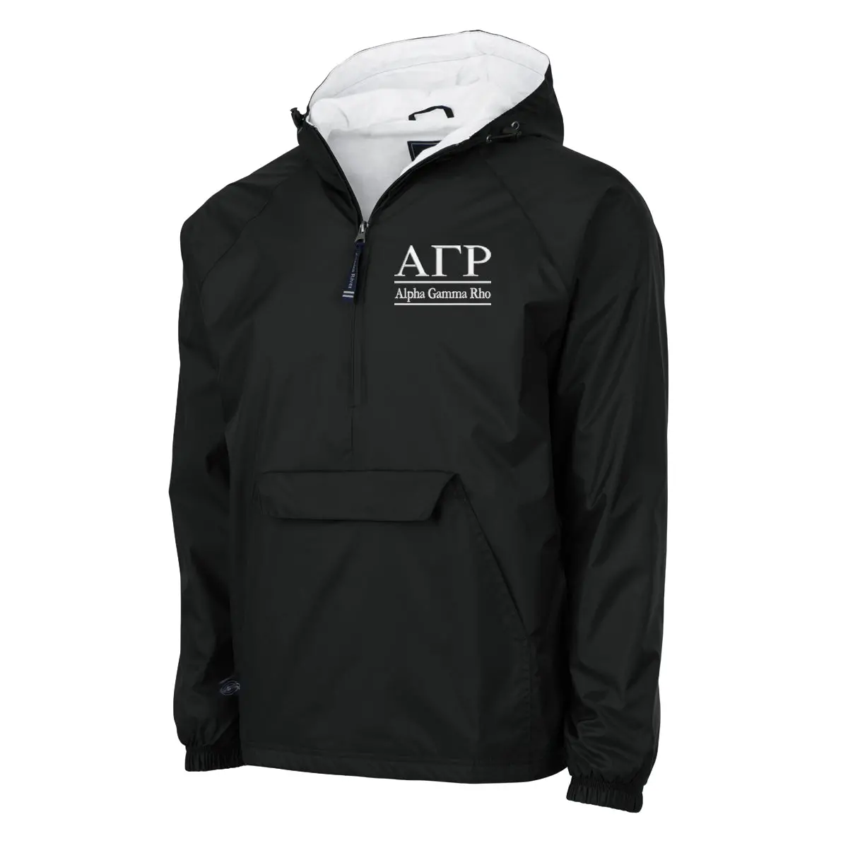 Alpha Gamma Rho Flannel Lined Windbreaker 1
