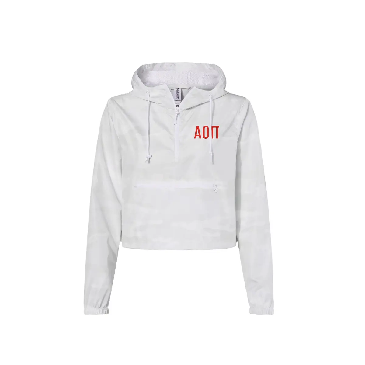 Alpha Omicron Pi Crop Windbreaker 1