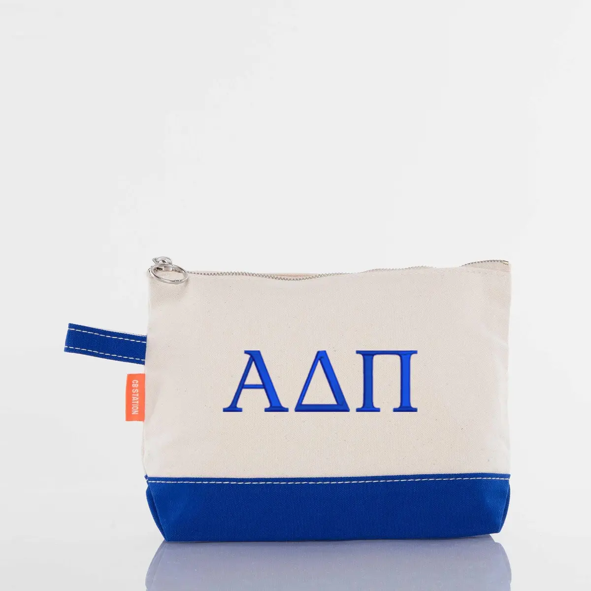 Alpha Delta Pi Canvas Cosmetic Bag 1