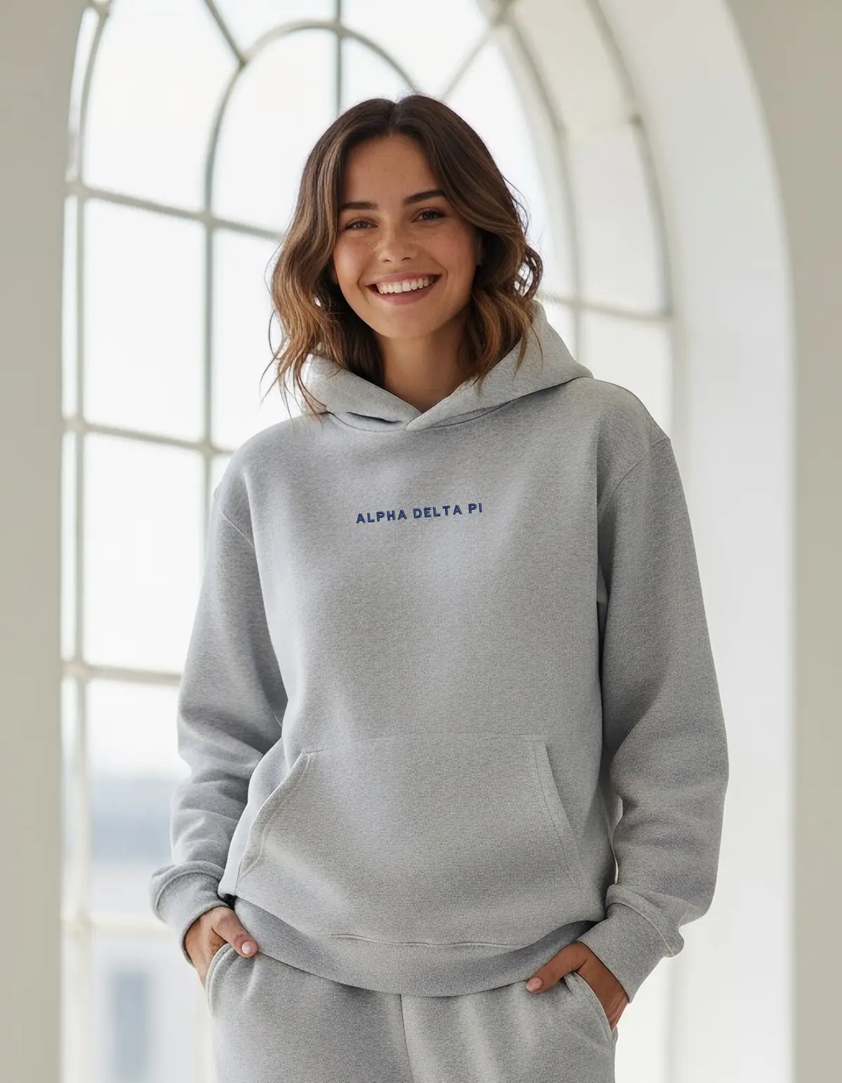 Alpha Delta Pi Fave Fit Hoodie - Wordmark 1