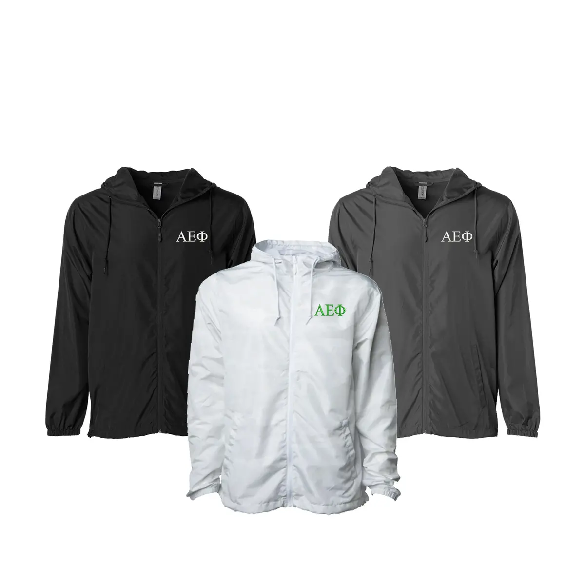 Alpha Epsilon Phi Windbreaker Jacket - Letters 1