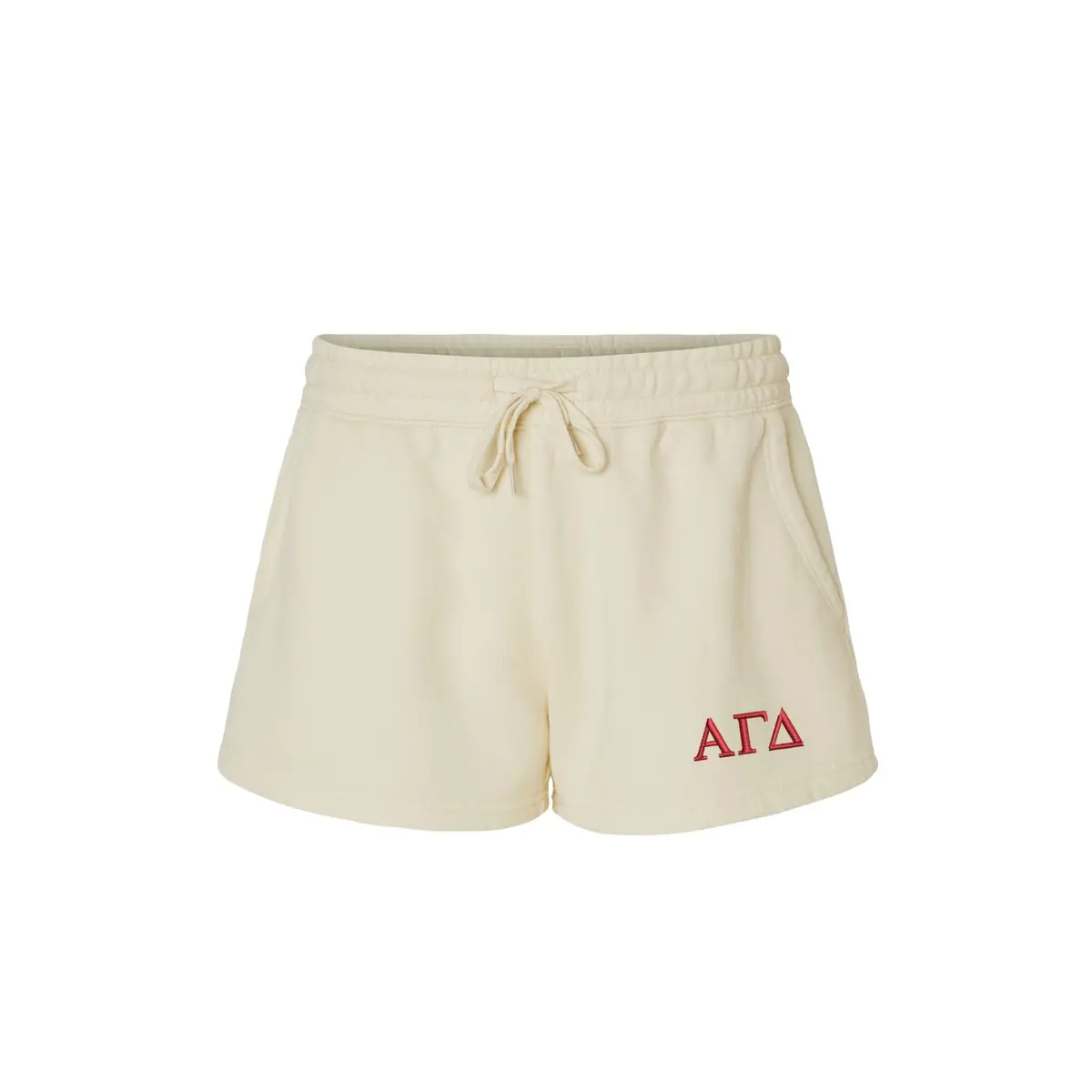 Alpha Gamma Delta Beach Washed Fleece Shorts 1