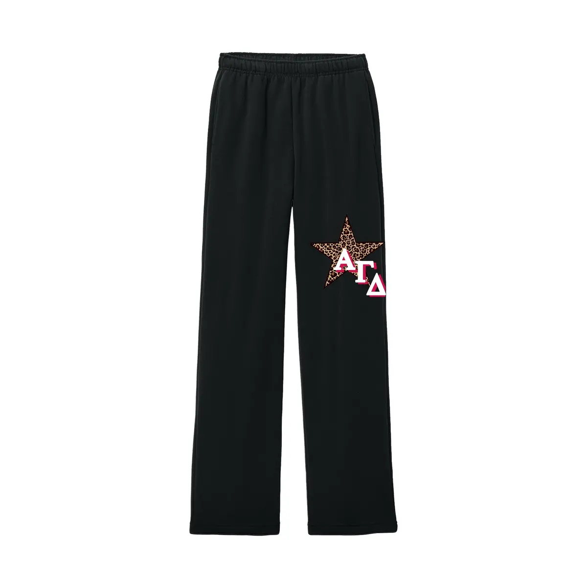 Alpha Gamma Delta Luxe Fleece Straight Leg Sweats 1