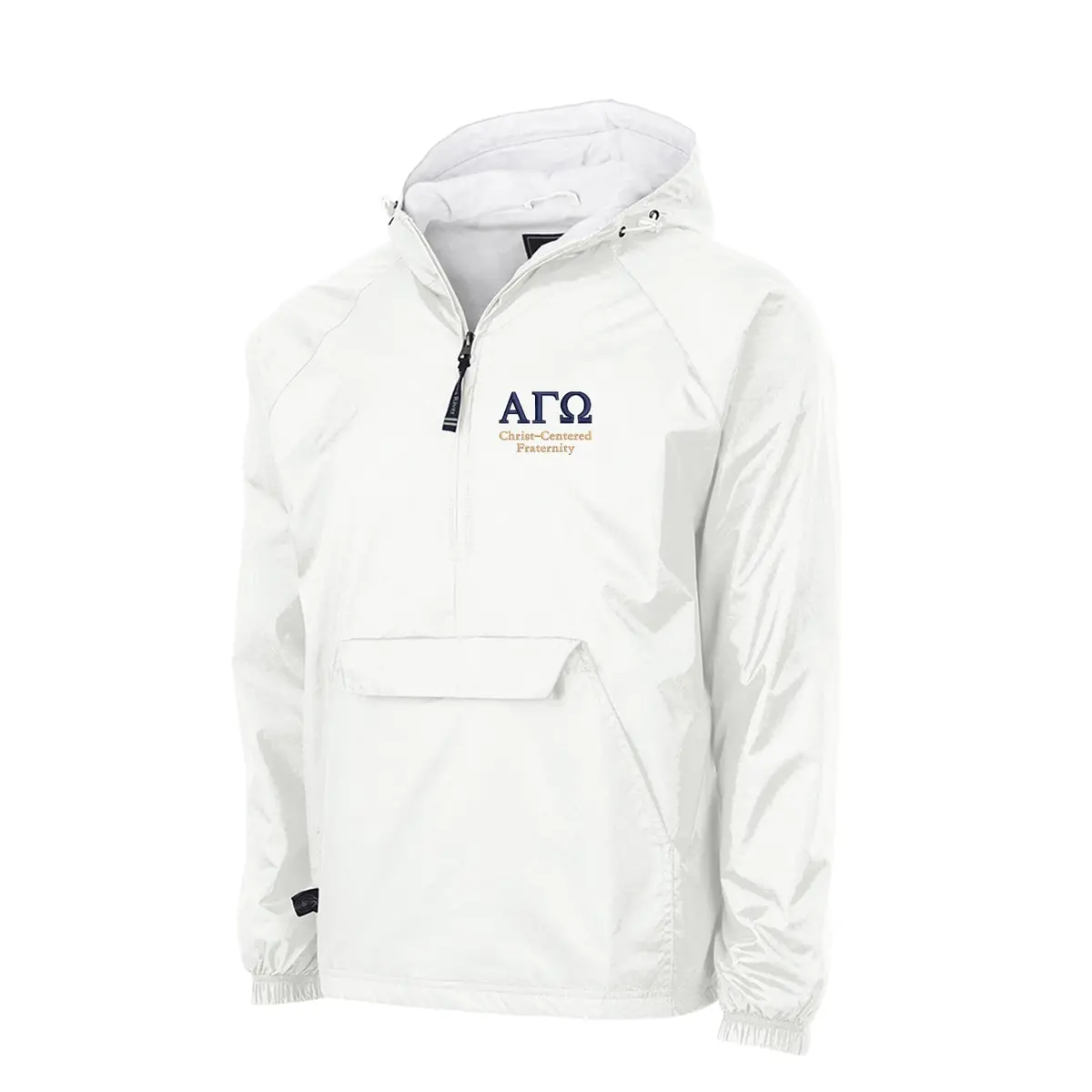 Alpha Gamma Omega Lined Windbreaker -Christ Centered Fraternity 1