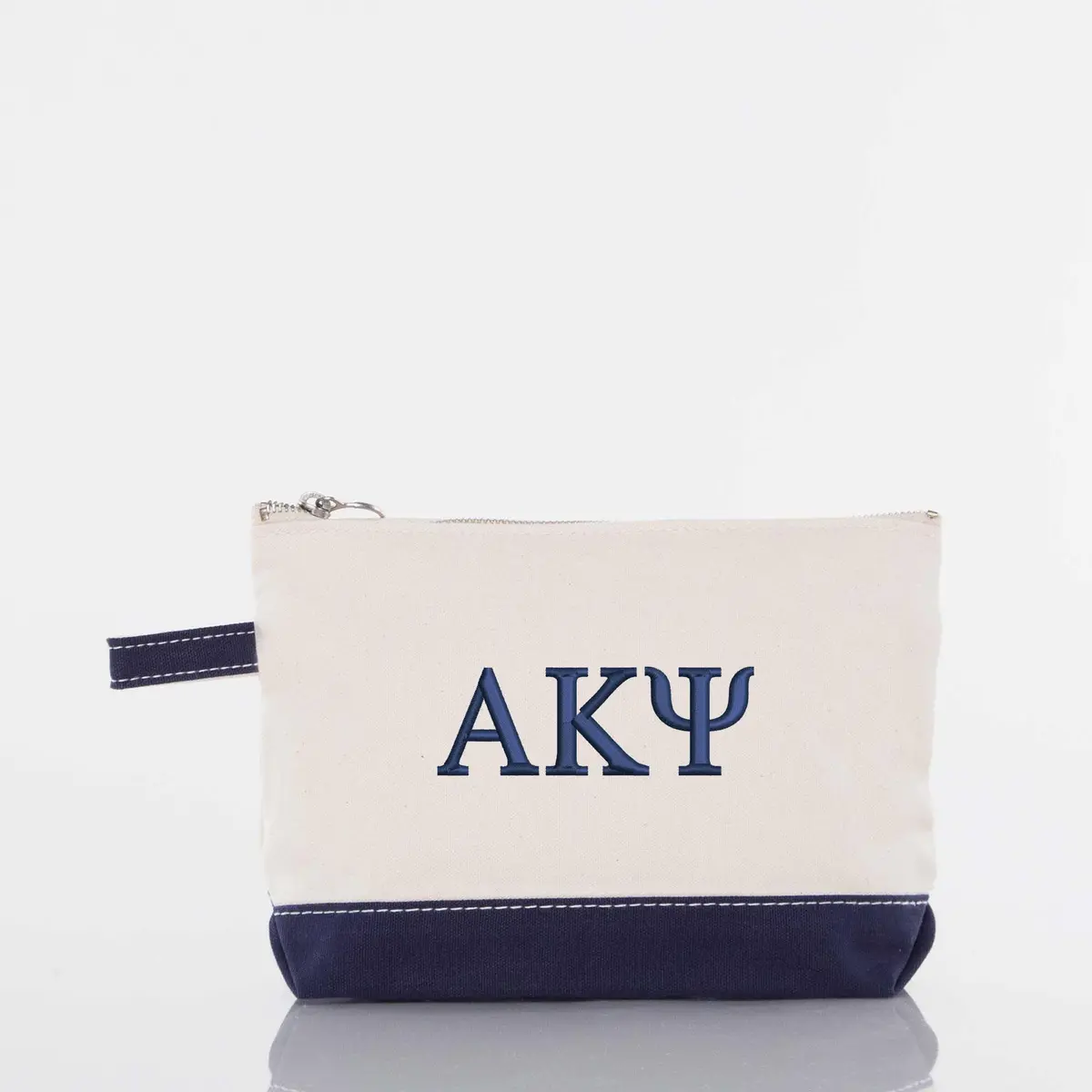 Alpha Kappa Psi Canvas Cosmetic Bag 1