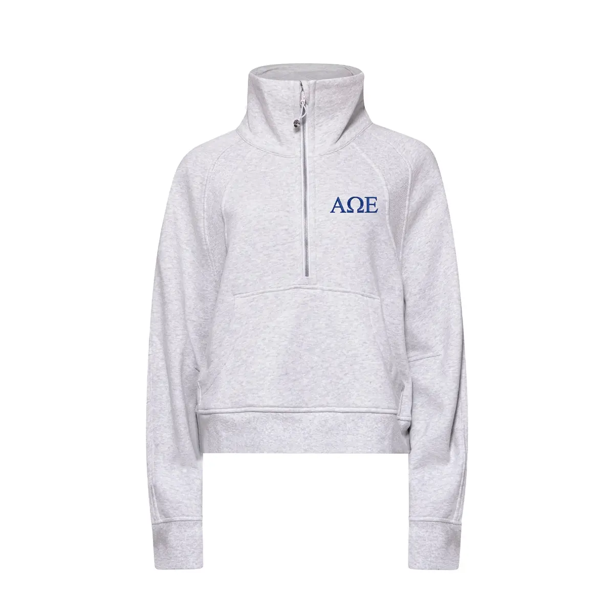 Alpha Omega Epsilon Lululemon Scuba Oversized Funnel-Neck Half Zip 1