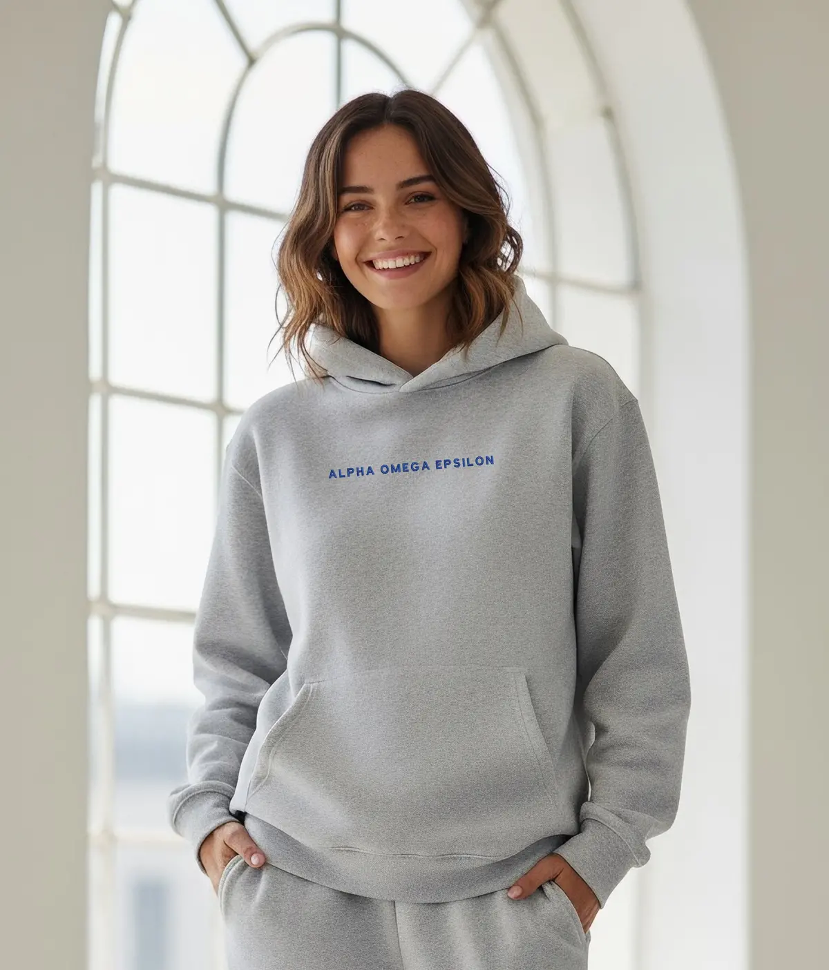 Alpha Omega Epsilon Fave Fit Hoodie - Wordmark 1