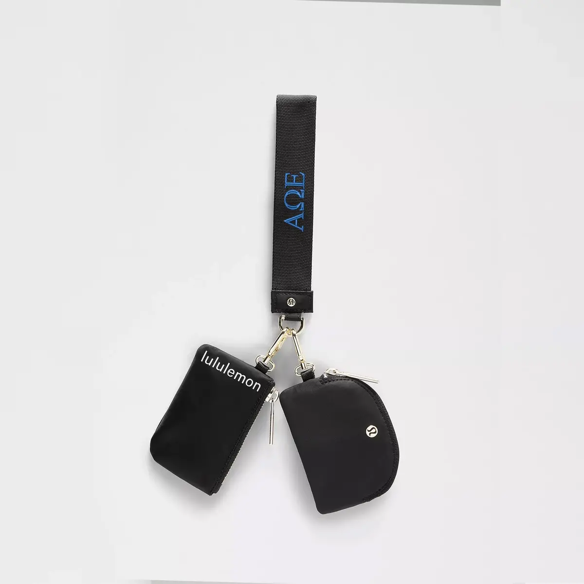 Alpha Omega Epsilon Lululemon Dual Pouch Wristlet 1