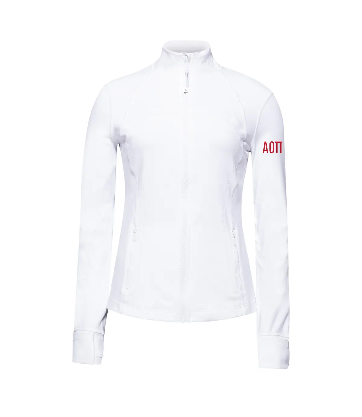 Alpha Omicron Pi Lululemon Define Jacket - White - Xi Omicron Parents Club 1