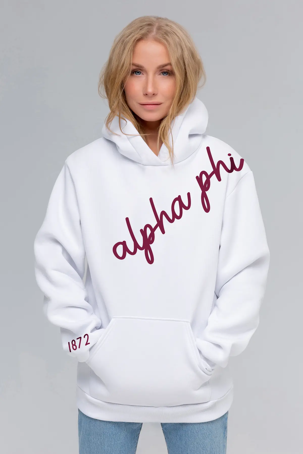 Alpha Phi 1872 Avenue Pullover Hoodie 1
