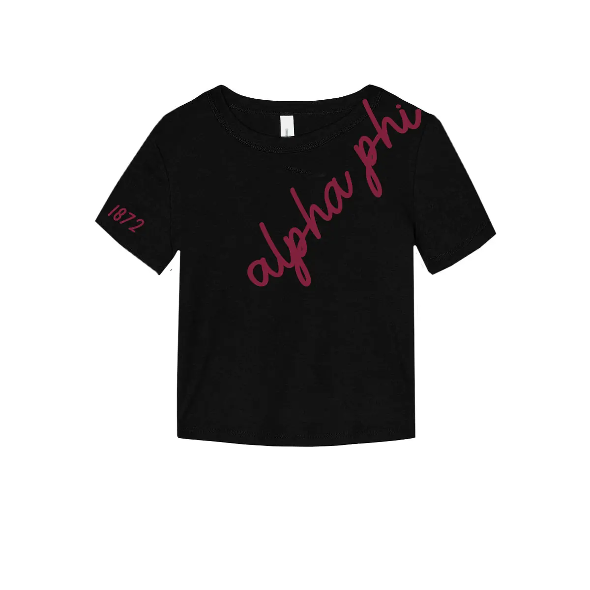 Alpha Phi Avenue Cropped Baby Tee 1