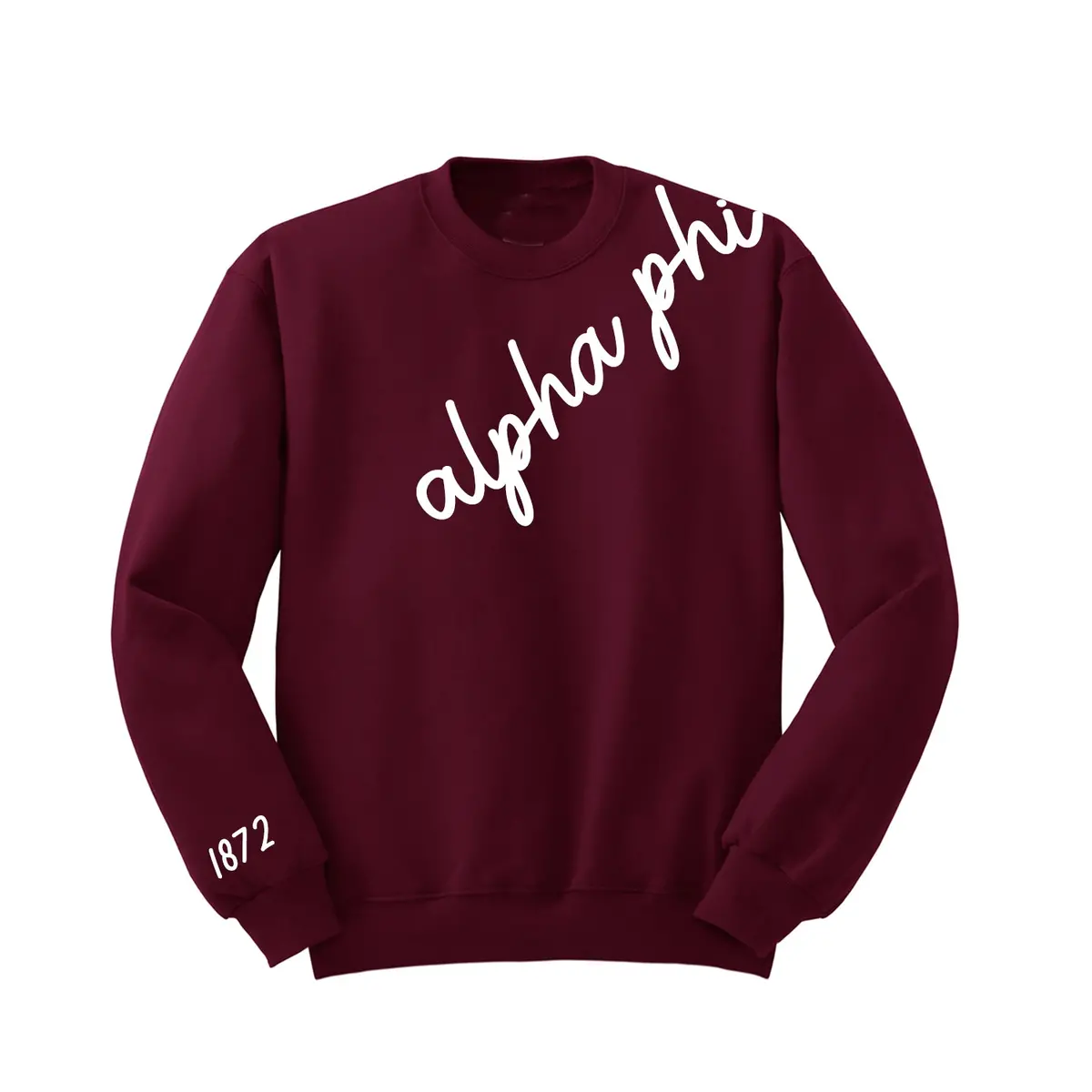 Alpha Phi 1872 Avenue Crewneck 1