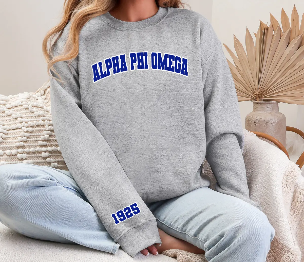 Alpha Phi Omega Varsity Crewneck 1925 1