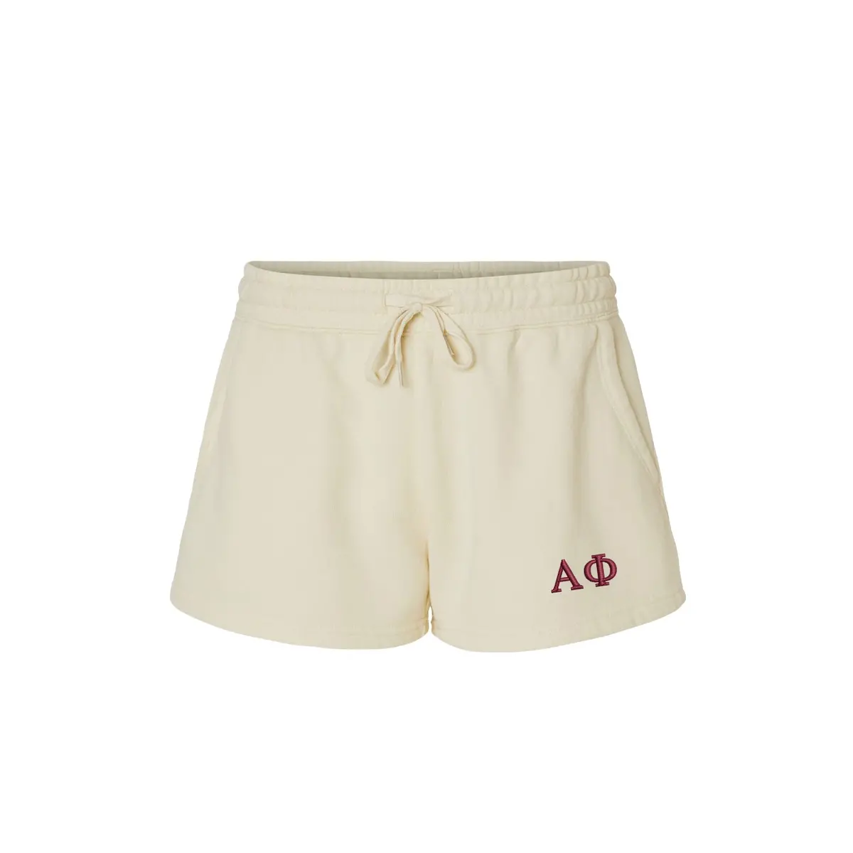 Alpha Phi Beach Washed Fleece Shorts 1