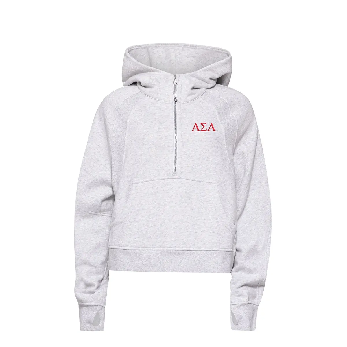 Alpha Sigma Alpha Lululemon Scuba Oversized Half-Zip Hoodie 1