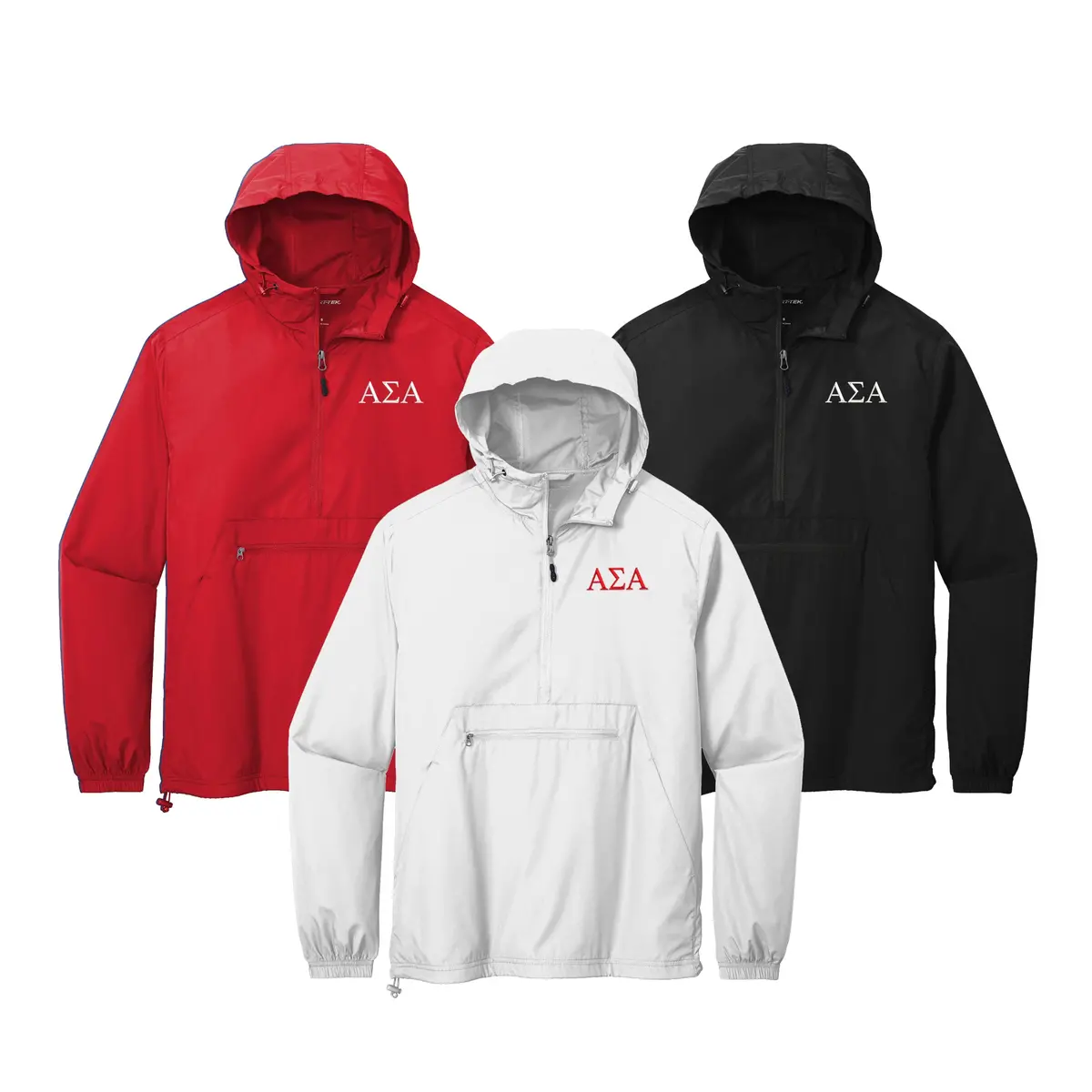 Alpha Sigma Alpha Windbreaker - Letters 1