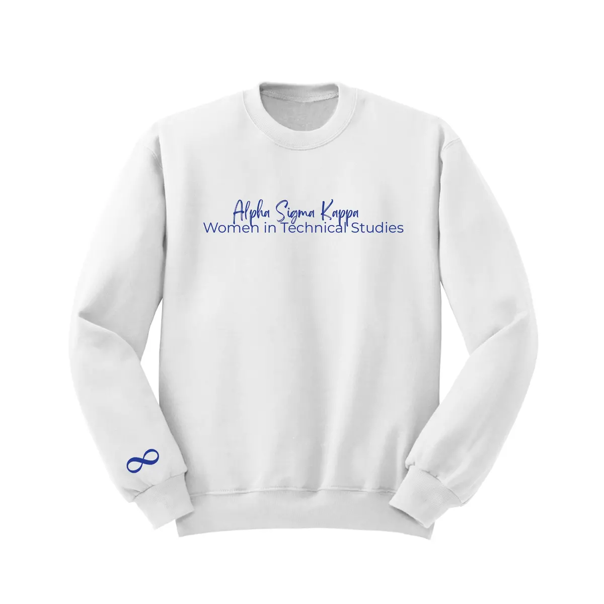 Alpha Sigma Kappa Crewneck Sweatshirt - Infinity 1