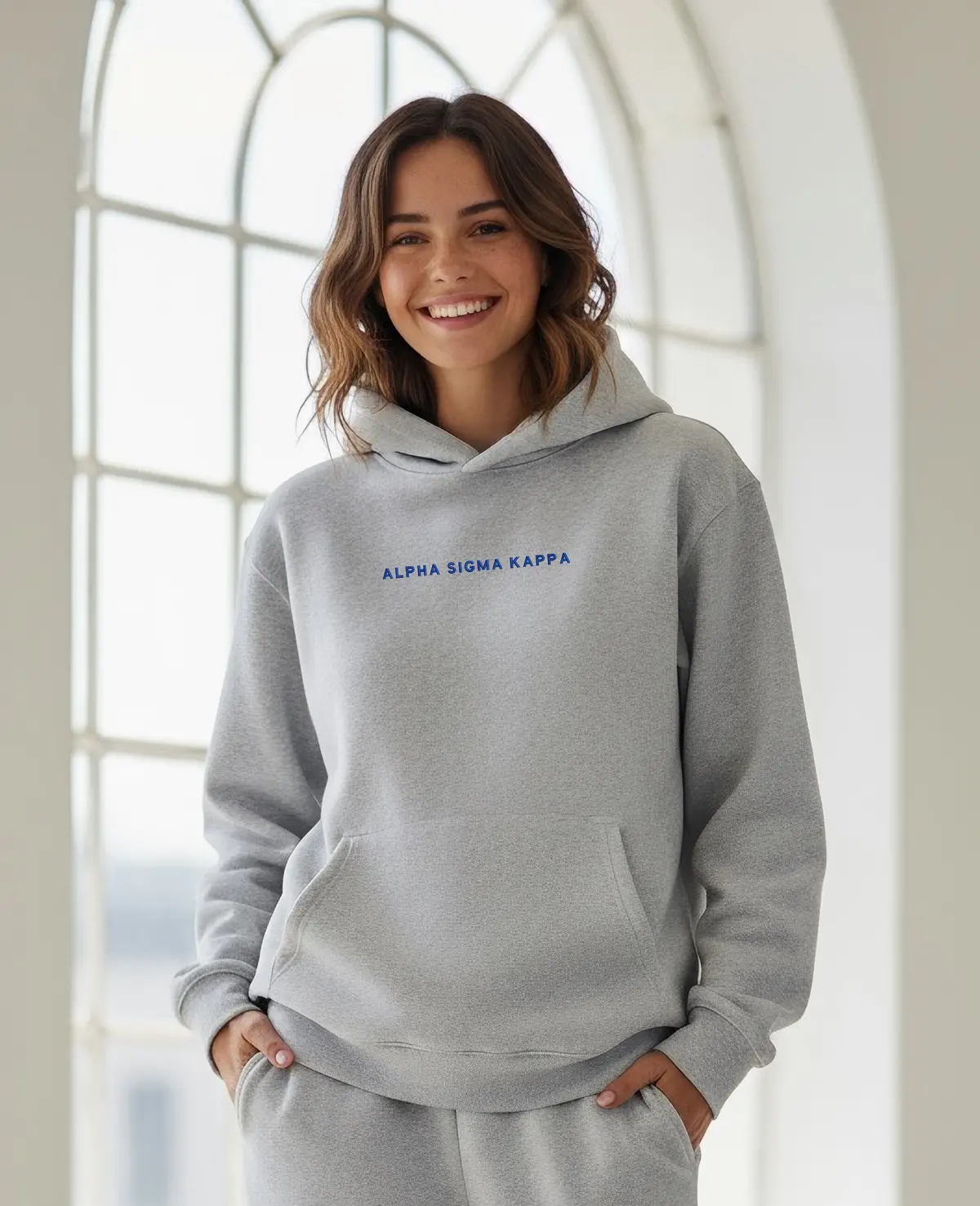 Alpha Sigma Kappa Fave Fit Hoodie - Wordmark 1