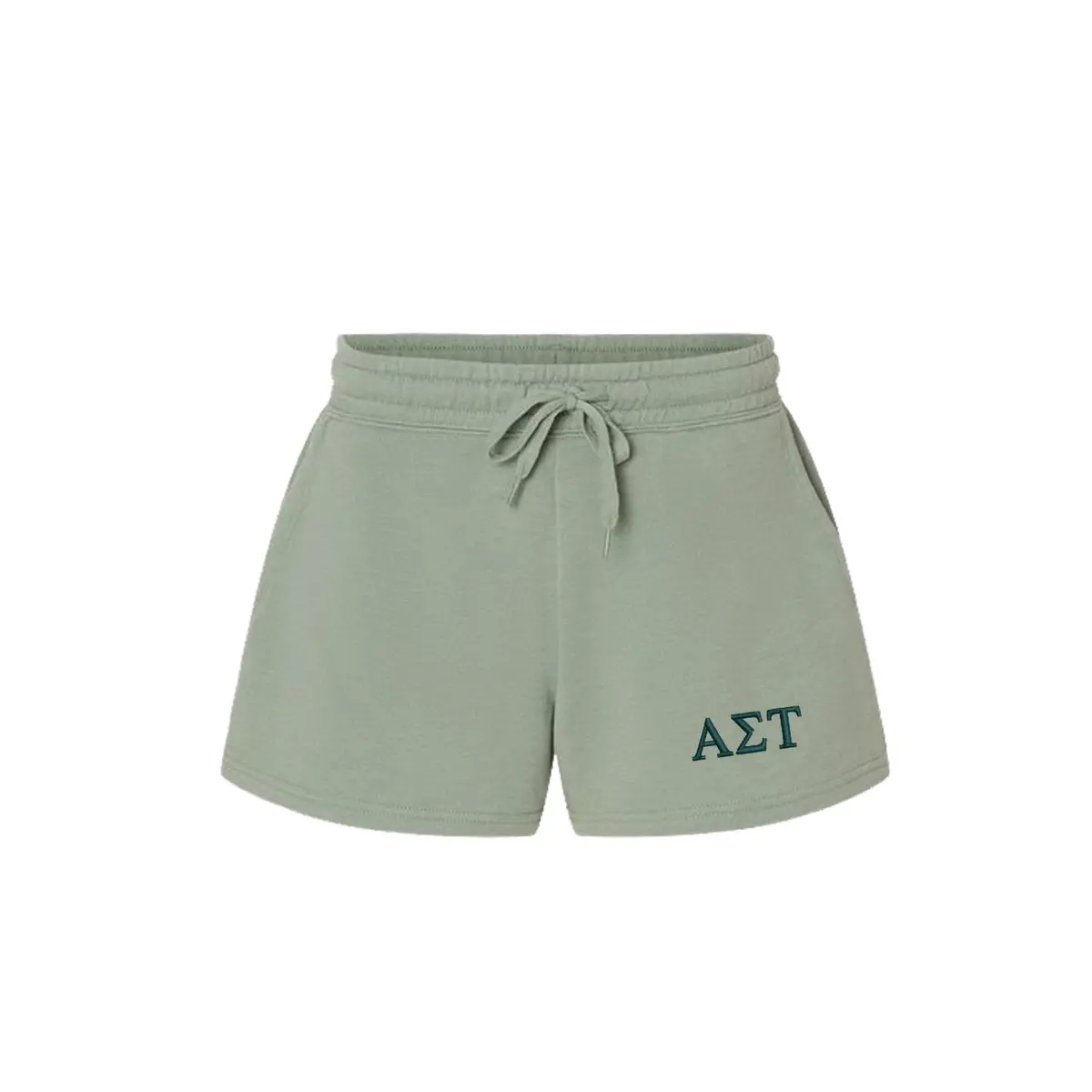 Alpha Sigma Tau Beach Washed Fleece Shorts 1