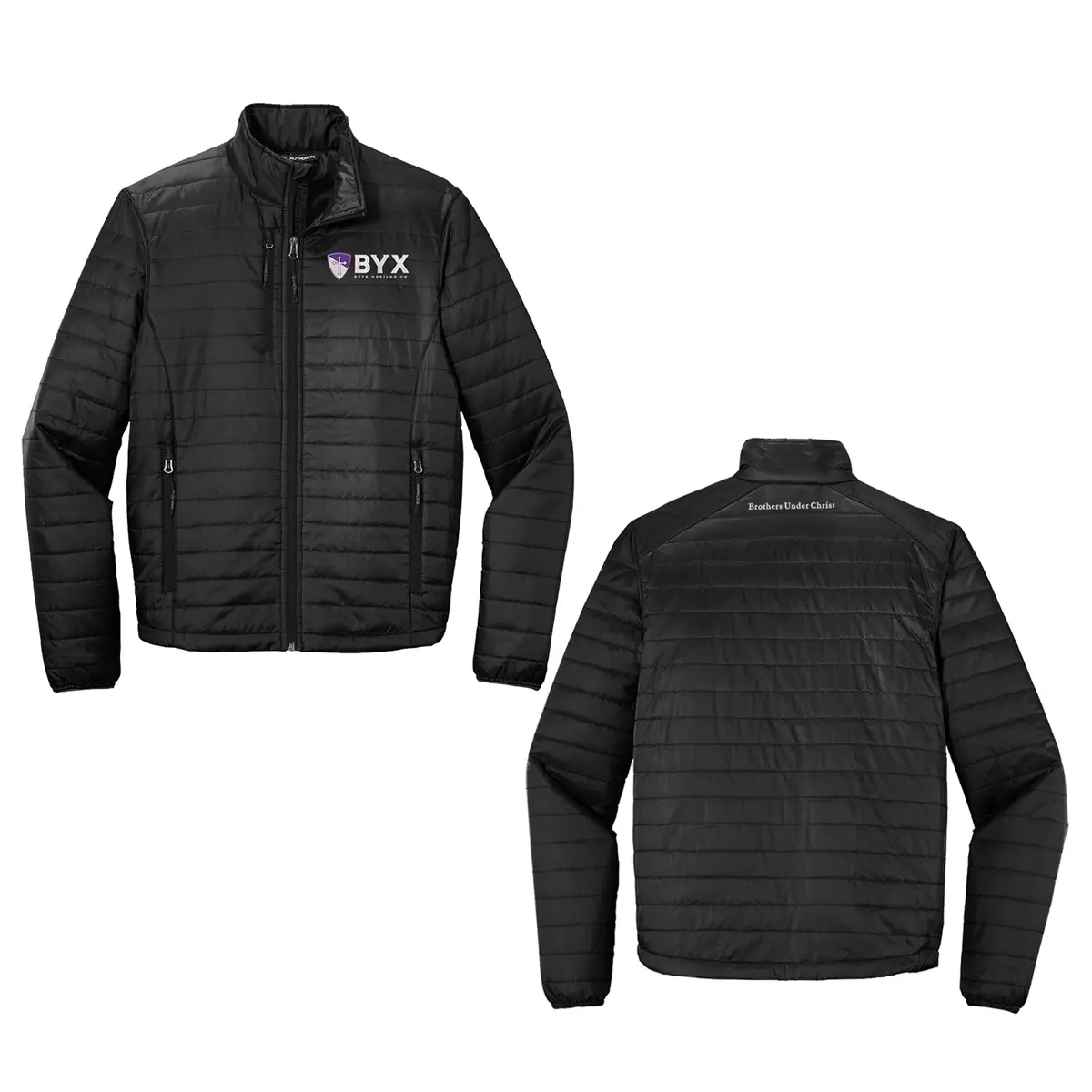 Beta Upsilon Chi Puffer Jacket 1