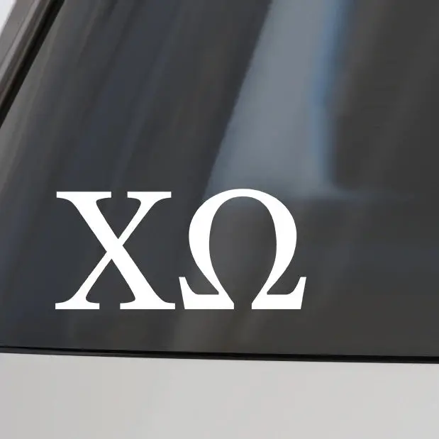Chi Omega Car Decal 1